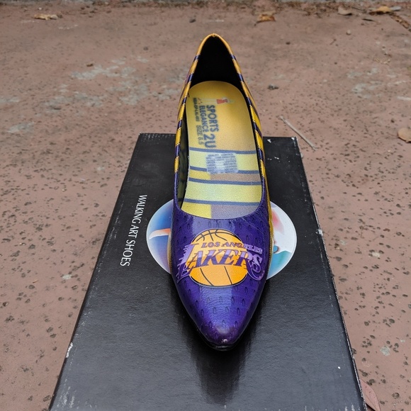 Customized Los Angeles Lakers Women's Heels 1 of 2 - Picture 4 of 4